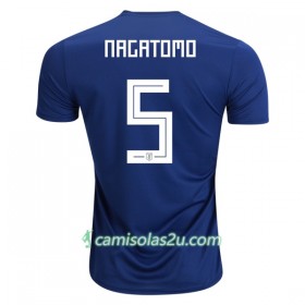 Camisolas de Futebol Japão Nagatomo 5 Equipamento Principal Copa do Mundo 2018 Manga Curta